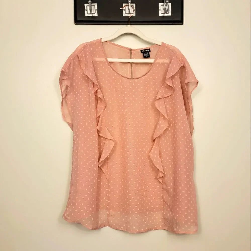 Torrid Ruffled Blouse